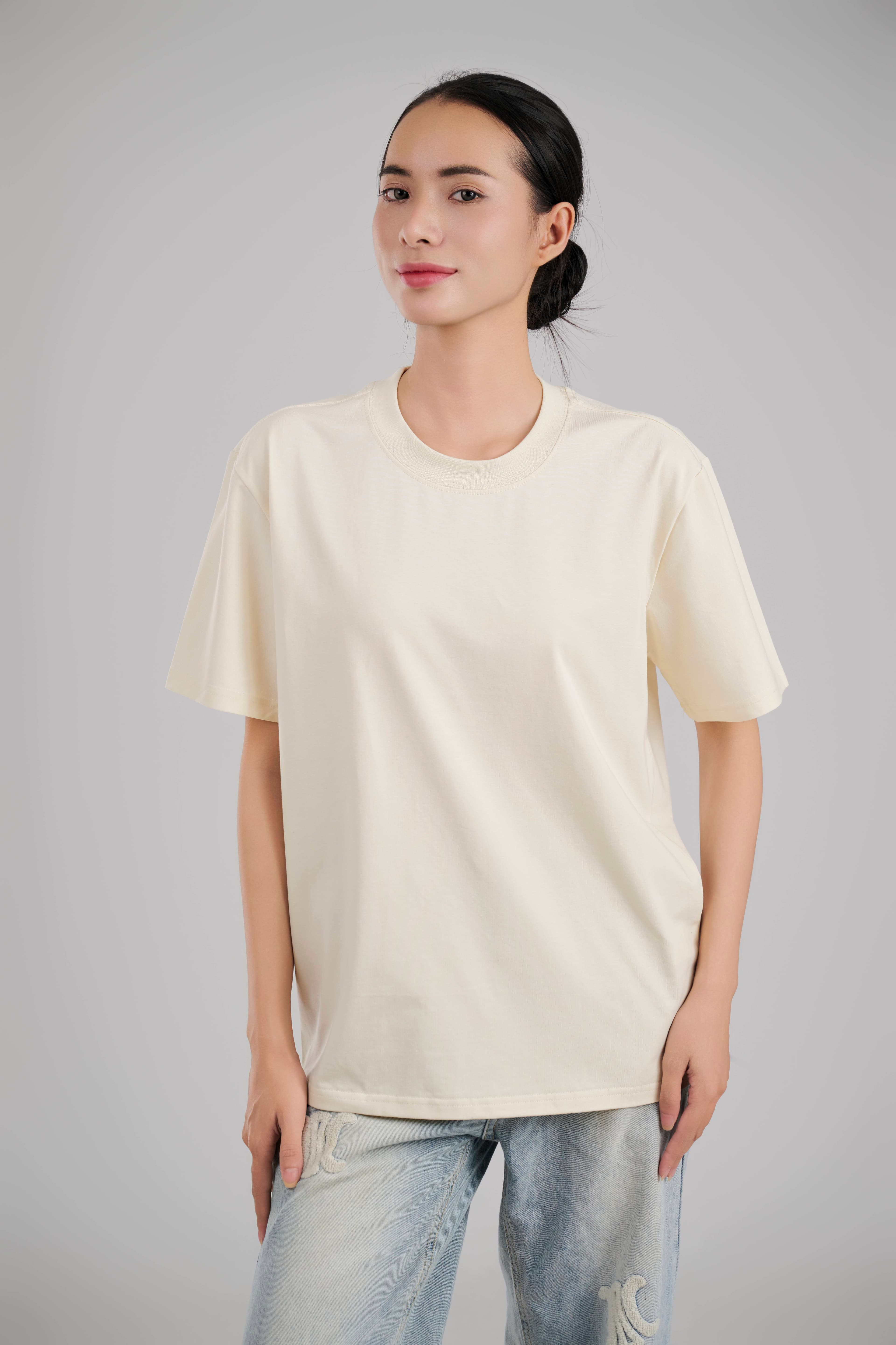 Áo Thun Nam Form Boxy Cotton 250GSM