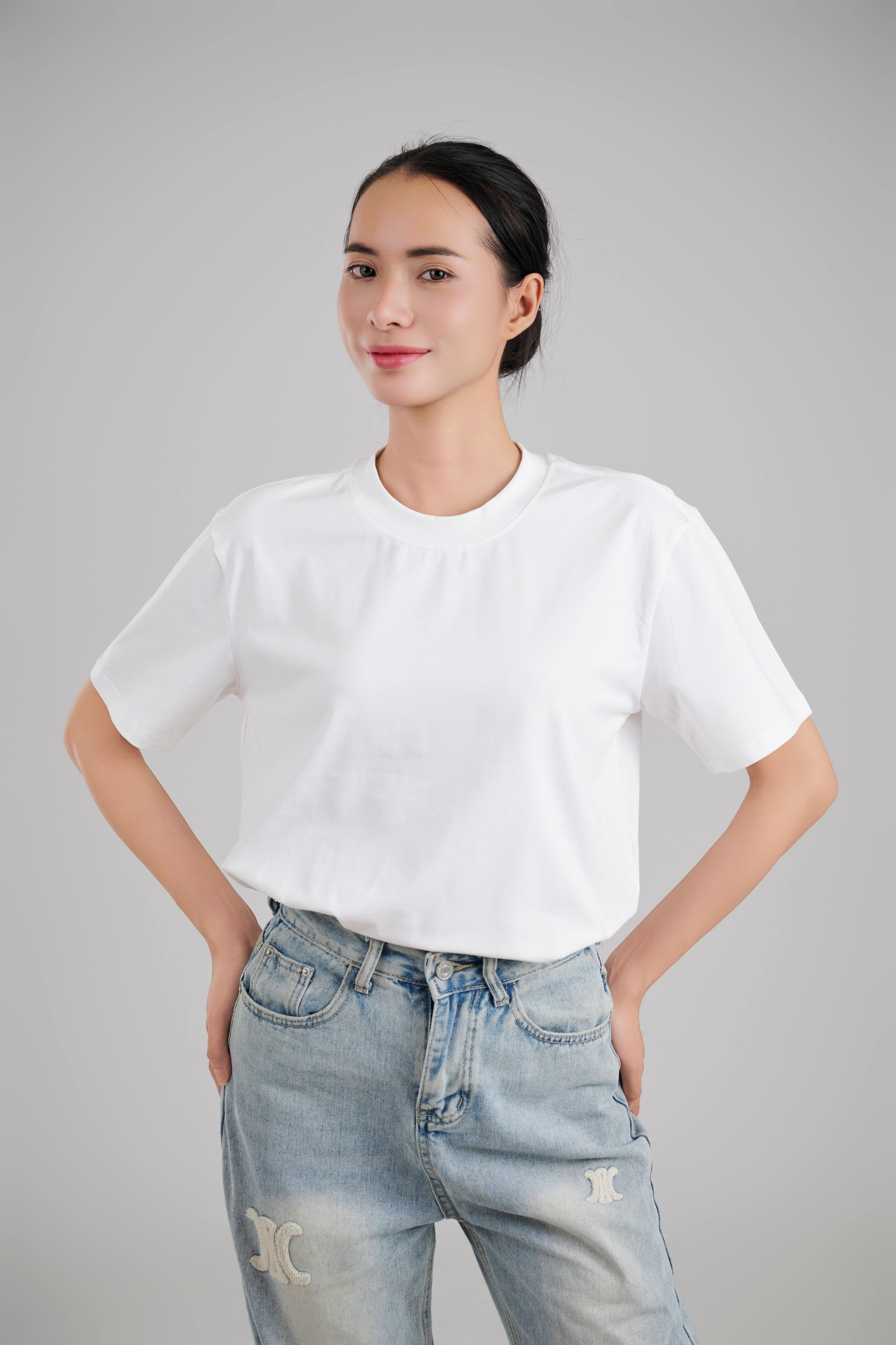 Áo Thun Nam Form Boxy Cotton 250GSM